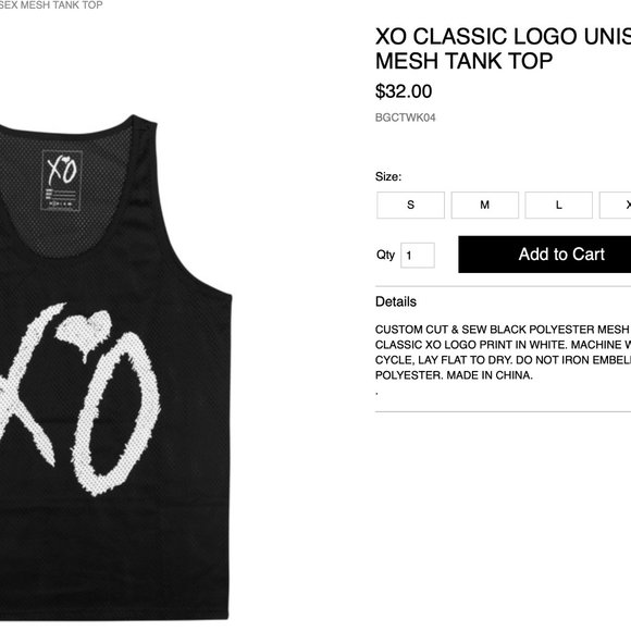 The Weeknd Mesh Tanktop - Picture 4 of 4